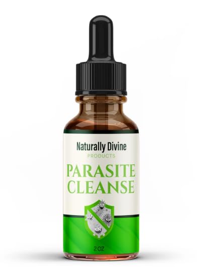 JJ CARE Parasite Cleanse 2.5 fl.oz, Dewormer for Humans, Herbal Intestinal Support, Gut Cleanse & Detox with Wormwood Herb, Black Walnut, Cloves Flower, Parasite Cleansing Enhance Digestive Health